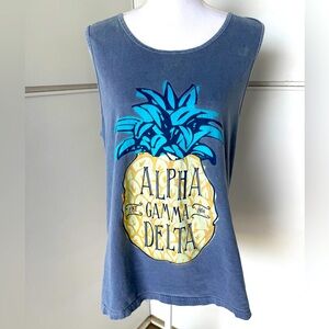 Alpha Gamma Delta / Alpha Gam Pineapple Tank Top